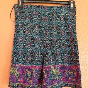 Free People Multicolor High Waist Shorts